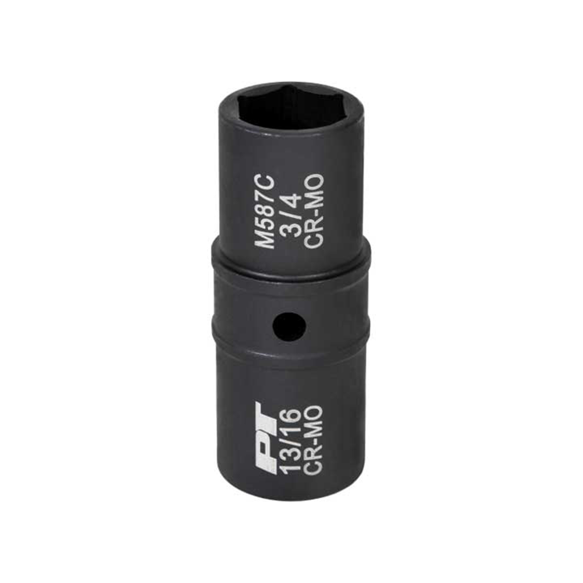 Performance Tool 1/2in. Drive Flip Socket — 3/4in. & 13/16in., Chrome Molybdenum Steel, Thin Walls for Tight Spaces, Model# PRTM587C